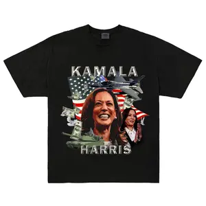 Kamala Harris T-Shirt Streetwear Rap T Shirt Election 2024