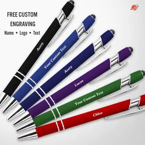 10 Custom Ballpoint Pen Set with Free Engraving Personalized Office Pens for Work Study & Business Gifts Color Marker Set
