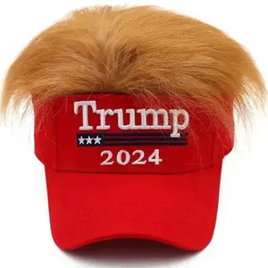 Donald Trump Cheated not Defeated Hair Hat for 45-47, Make America Great Again, Funny Halloween