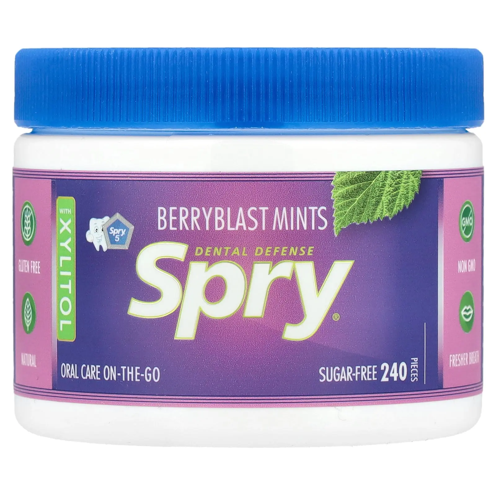 Xlear Spry, Berryblast Mints with Xylitol, Sugar Free, 240 Pieces