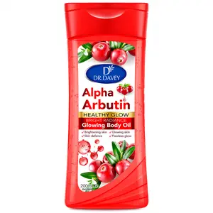200ml DR.DAVEY Alpha Arbutin Body Oil body essential oil skin care oil Brightening Body Oil moisturizing care suitable for all seasons moisturizing and nourishing the skin. Large capacity whole-body essential oil for Body, Face, Hand, Lip, Eye, Travel