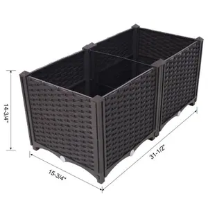 Deep Raised Garden Bed Plastic Planter Boxes for V,Deep Raised Garden Bed Plastic Planter Boxes for V,Deep Raised Garden Bed Plastic Planter Boxes for V