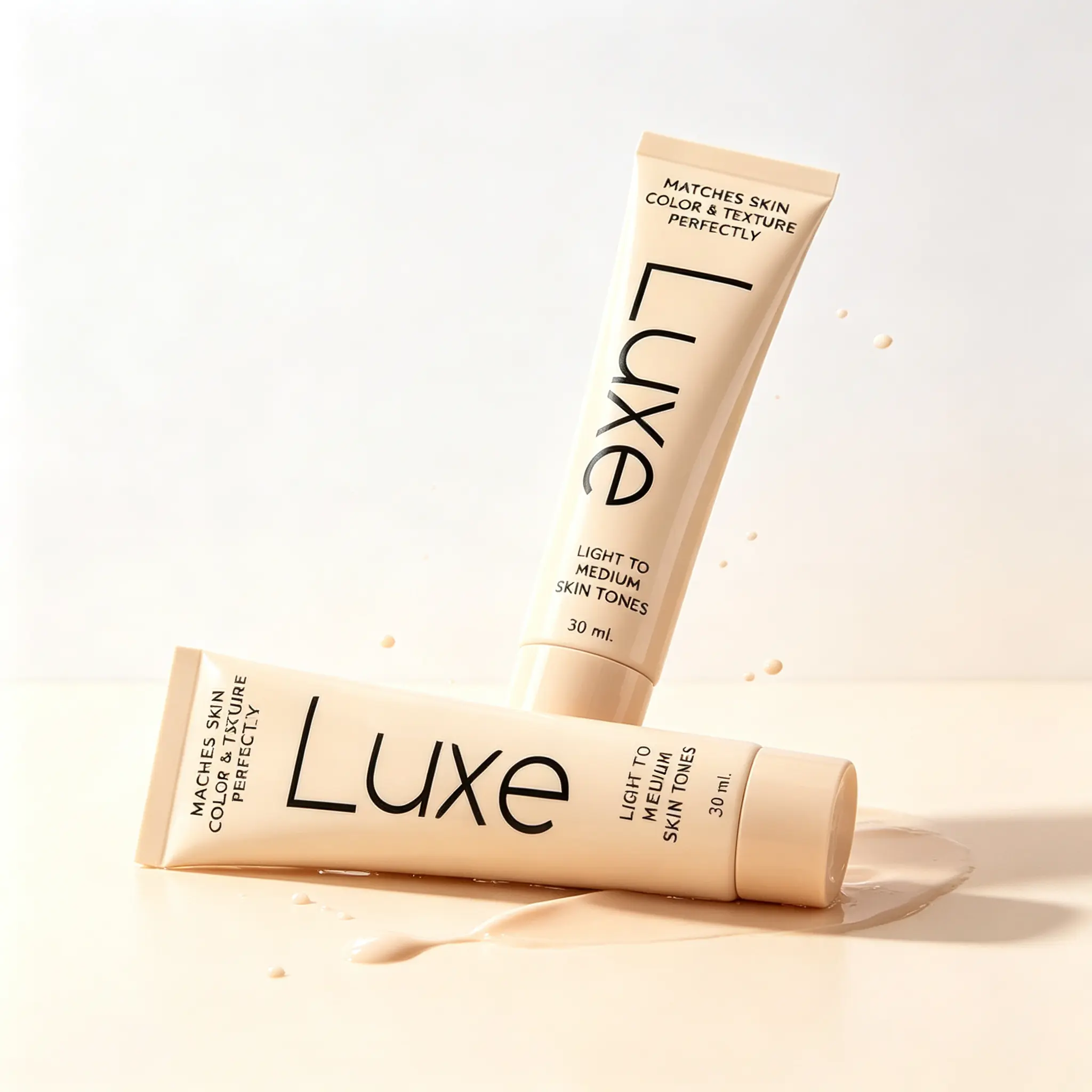 Women's LUXE Color-Changing CC Cream - Instant Skin Tone Blending, Buildable Light-to-Medium/Medium-to-Deep Coverage, 12-Hour Wear, Natural Dewy Finish