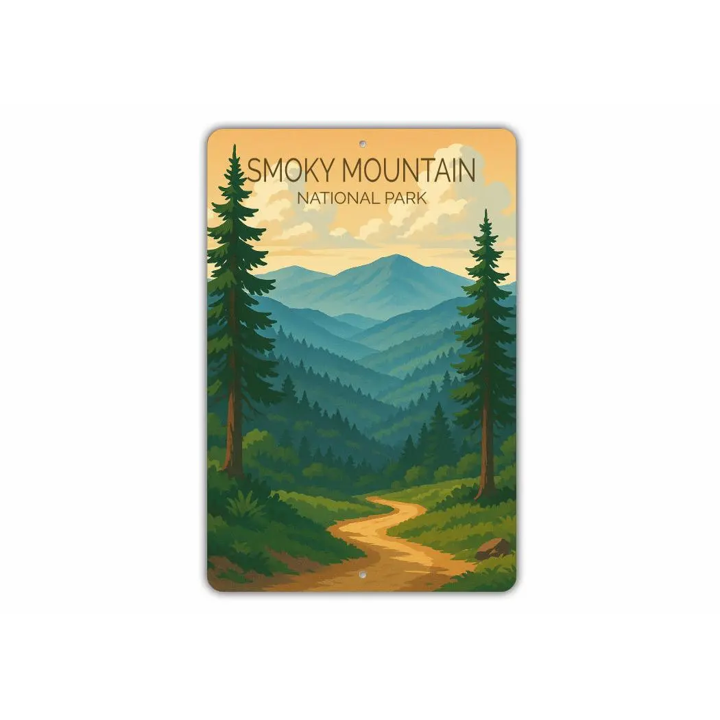 Smoky Mountain National Park Sign