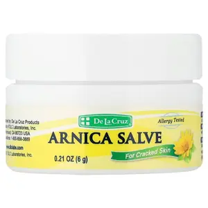 De La Cruz Arnica Salve for Cracked Skin, 0.21 oz (6 g)