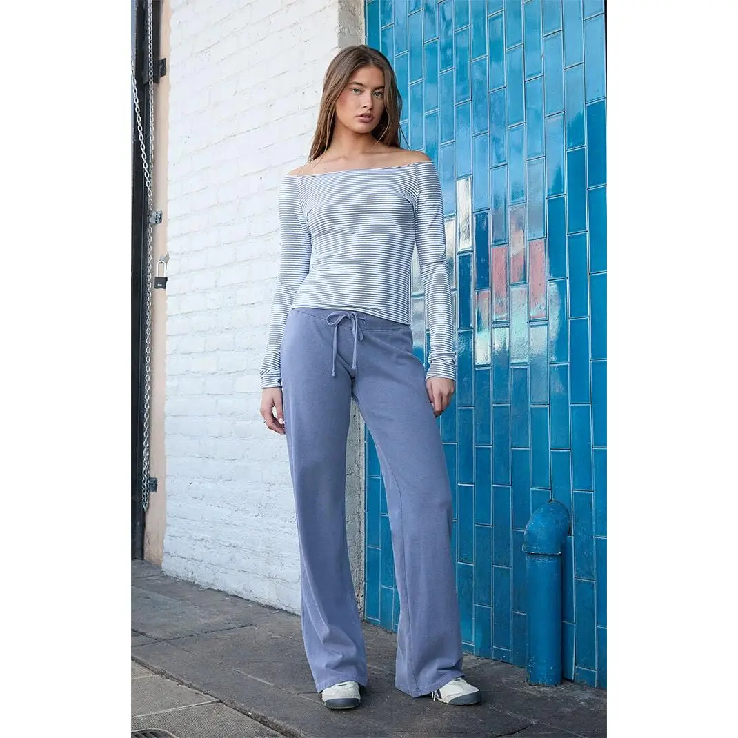John Galt Women's Dark Gray Hilary Yoga Baggy Sweatpants