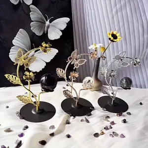 Popular DIY Butterfly Crystal Ball Display Stand, Multi-functional Detachable Display Base, Perfect for Home Decor, Party Decorations, and Exquisite DIY Holiday Gifts
