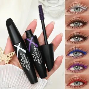 Women's Colorful Mascara Liquid Blue Dense Curl Long-Lasting Waterproof Daily Use Gift Valentine's Day Present