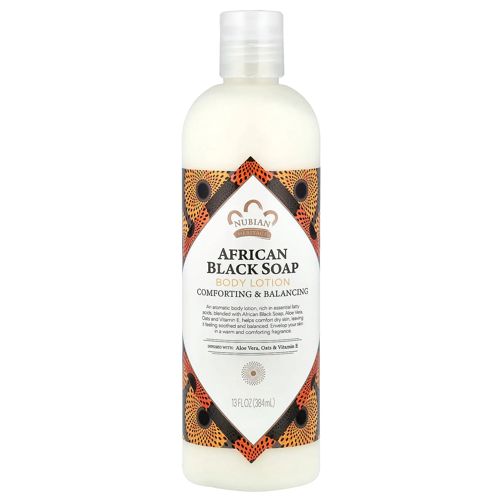 Nubian Heritage Body Lotion, African Black Soap, 13 fl oz (384 ml) Nubian Heritage Body Lotion, African Black Soap, 13 fl oz (384 ml)