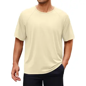 "Lightweight Gym Shirt Men Moister-Wicking short Sleeve Fitness Top"