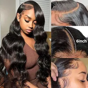 [Summer Essential] Wiggins Hair 250% Density Body Wave 13x6 Lace Front Wig Deep Parting Space Lace Frontal Wigs Human Hair Pre-Plucked Hairline #tiktokshopstockup #mothersdaygift
