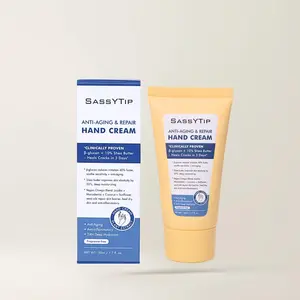 SassyTip Ageless Hands Cream ,Visibly Reduce Age Spots & Wrinkles, Anti-Aging Hand Care with Jojoba Oil & Shea Butter, Non-Greasy, Fragrance-Free, 50ml