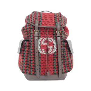Pre-owned GUCCI Wool Tote Bags Leather Backpack