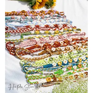 [NEW] Handmade Daisy Macrame Multi-Purpose Strap for Phone, Bag & Camera