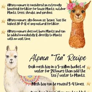 Alpaca Bean Fertilizer