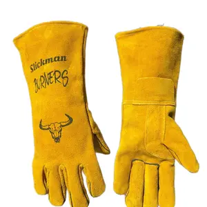 Slickman Burners Stick Welding Buffalo Gloves, Fully insulated.