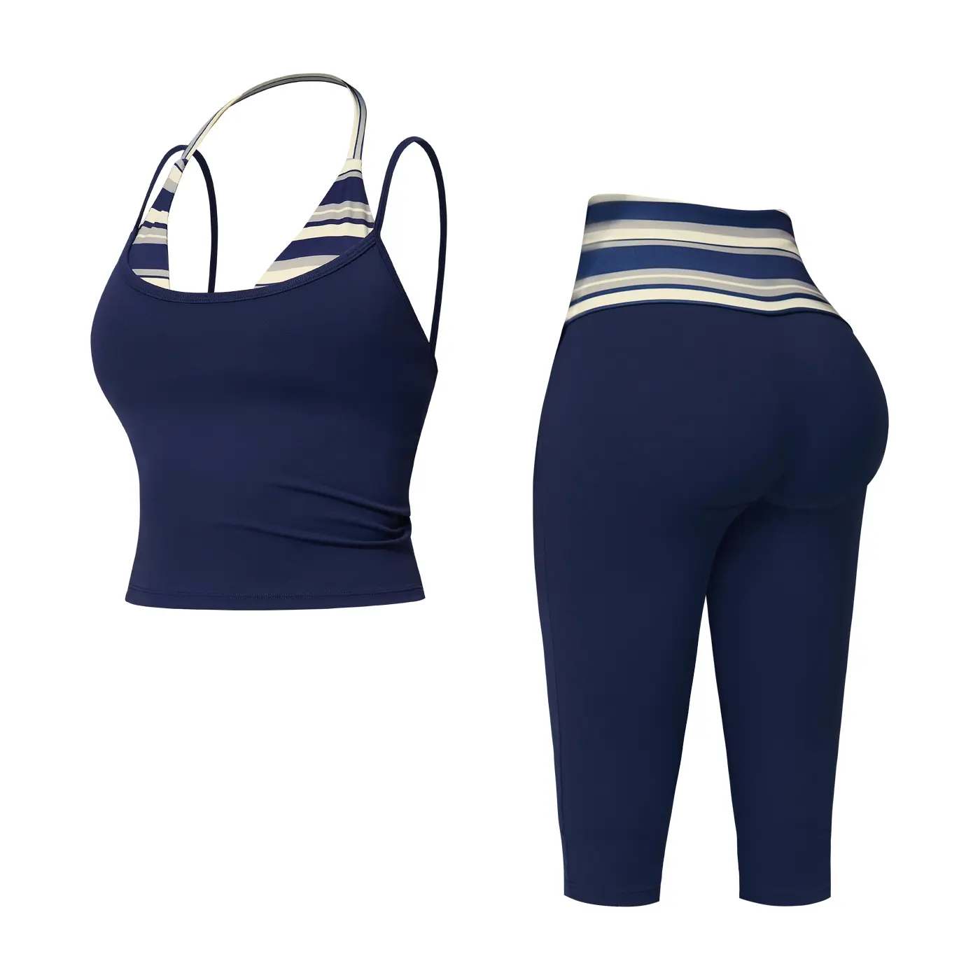 Dark blue stripes