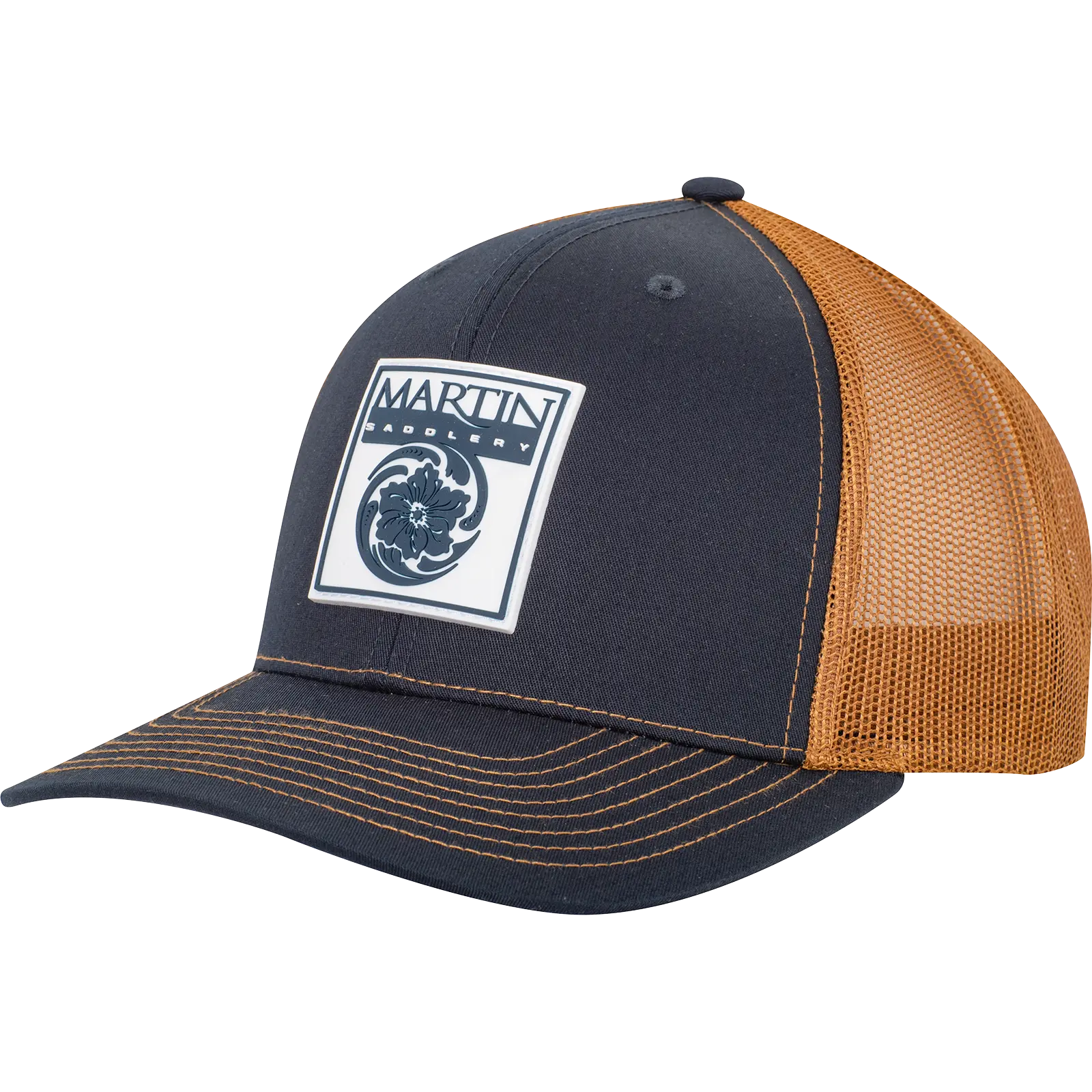 Martin Saddlery Caps Square Patch Logo