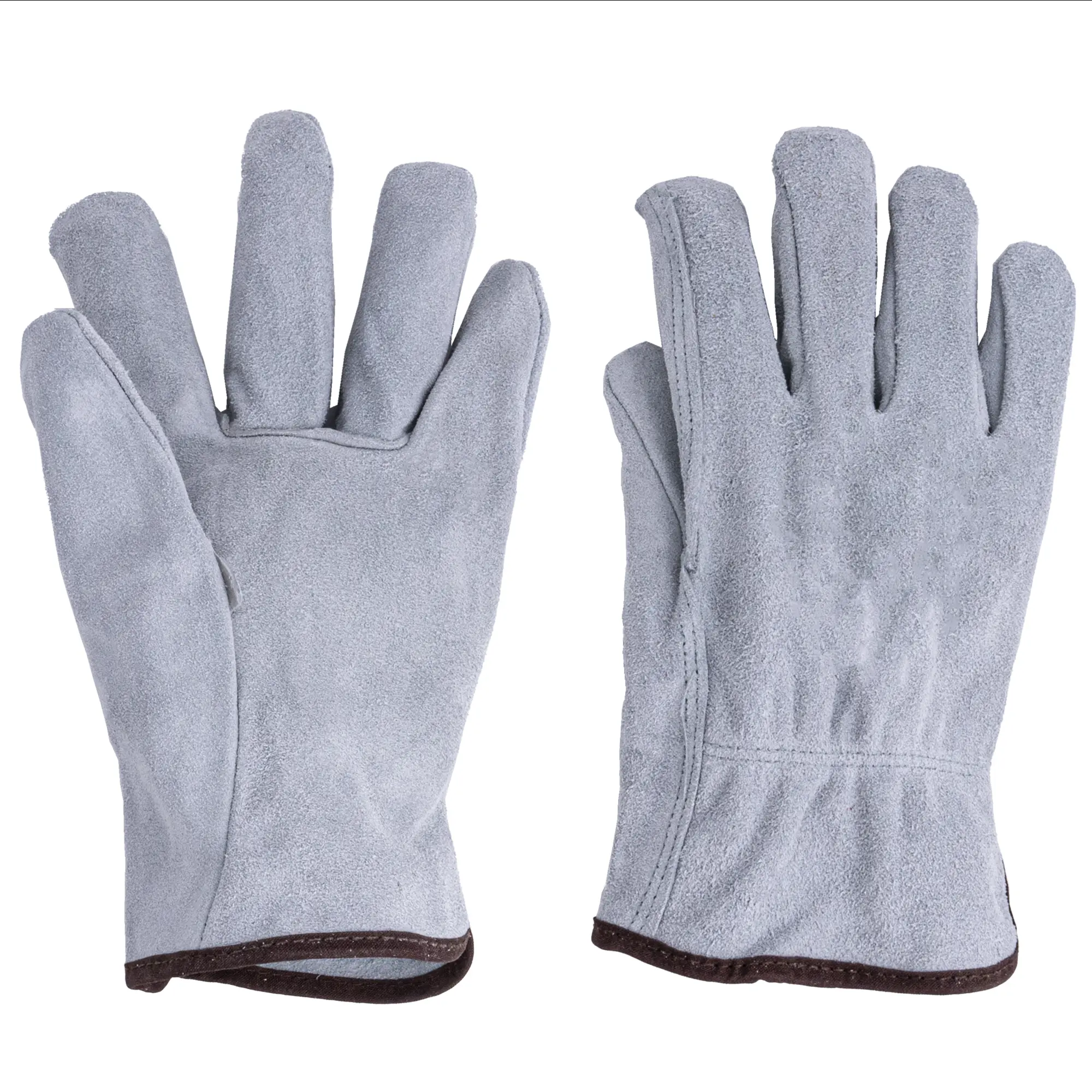 Aqua Dream 10" Leather Welding Gloves, Premium Split Cowhide Work Gloves, Heat Resistant Protective Gloves for MIG TIG Welding, BBQ, Gardening, Firewood, Construction, Camping, DIY Projects, Large, 1 Pair