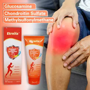 Etrnits Joint Relief Massage Cream 100G for Knee Lumbar Neck Hand & Foot Repair with Glucosamine Chondroitin Sulfate MSM Ginger Root Extract & Eucalyptus Oil