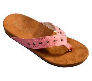 Revitalign Orthotic Studded Suede Thong Sandals - Kena