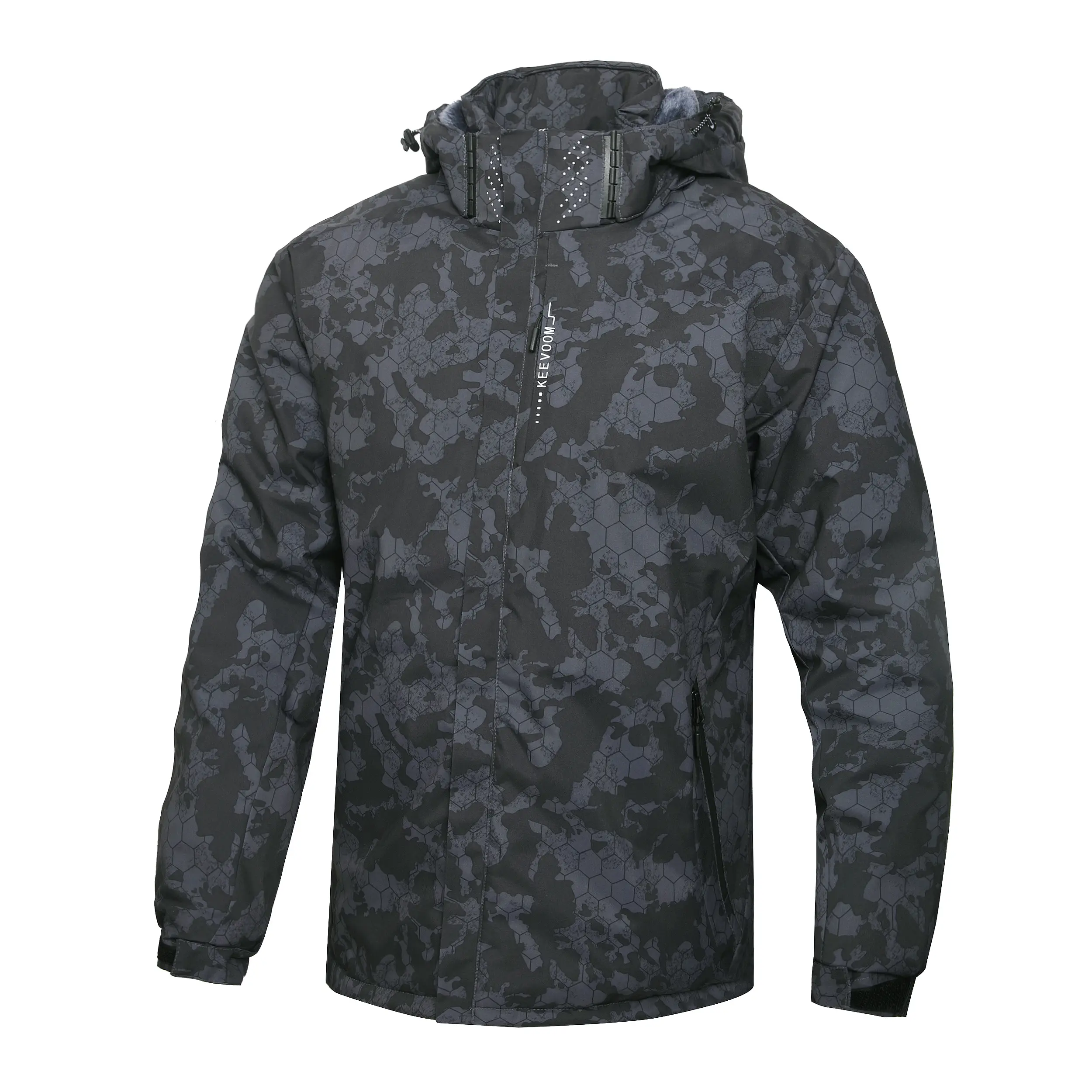 Men's High-Quality Thick Warm Ski Cap Jacket Winter Windproof Mountain Raincoat for Skiing & Mountaineering Outdoor Exploration Equipment Fishing Jacket Multi-Weather Men's Winter Warm Jacket