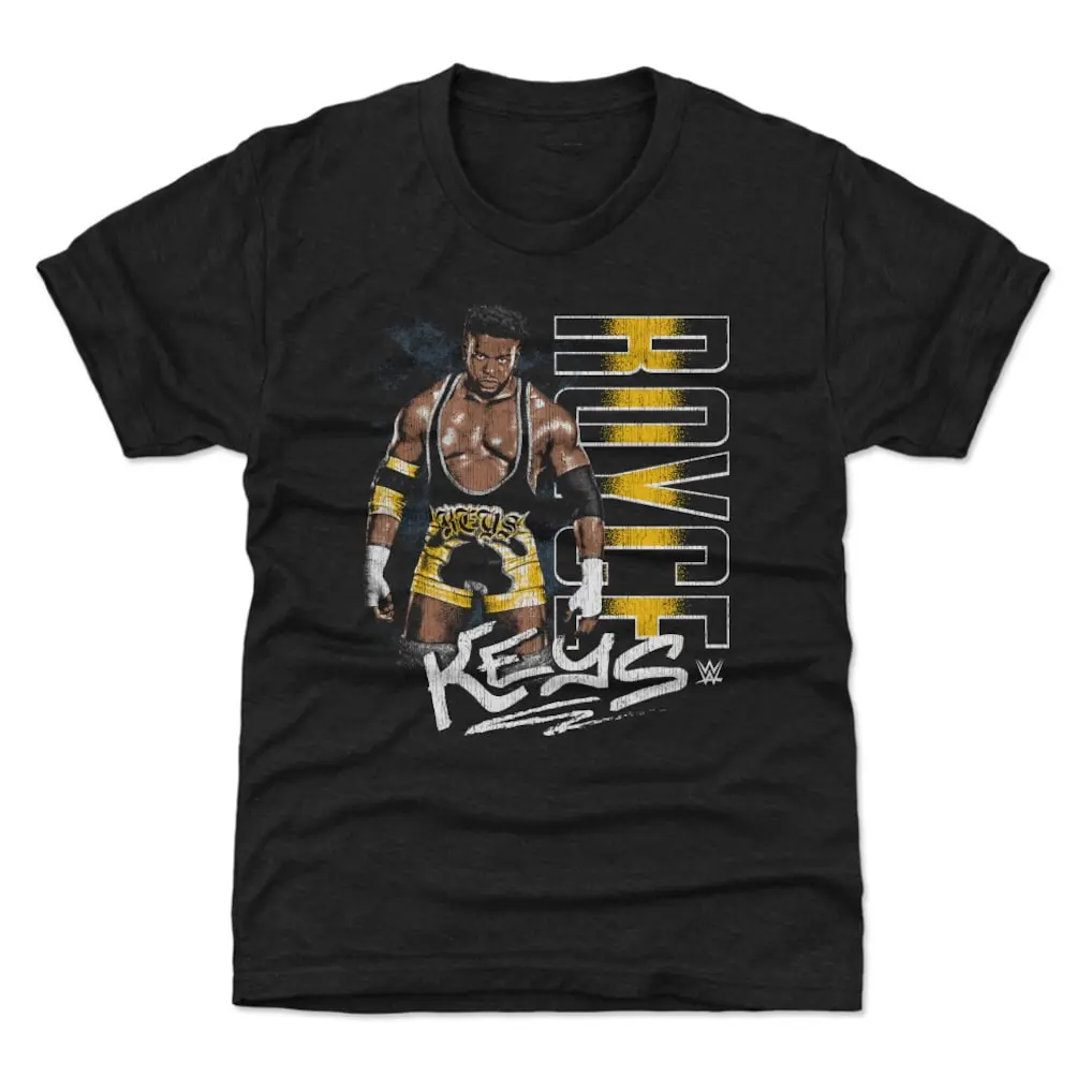 [WWE] Royce Keys Vertical Name T-Shirt, Vintage WWE Graphics Tee, Gift For Men And Women
