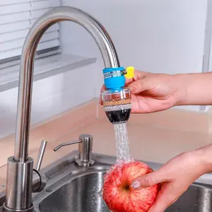 Water Faucet Nozzle Filter, Household Water Purifier, Clean Drinking Water Device, Essential Home Water Filtration System, Replacement Filters