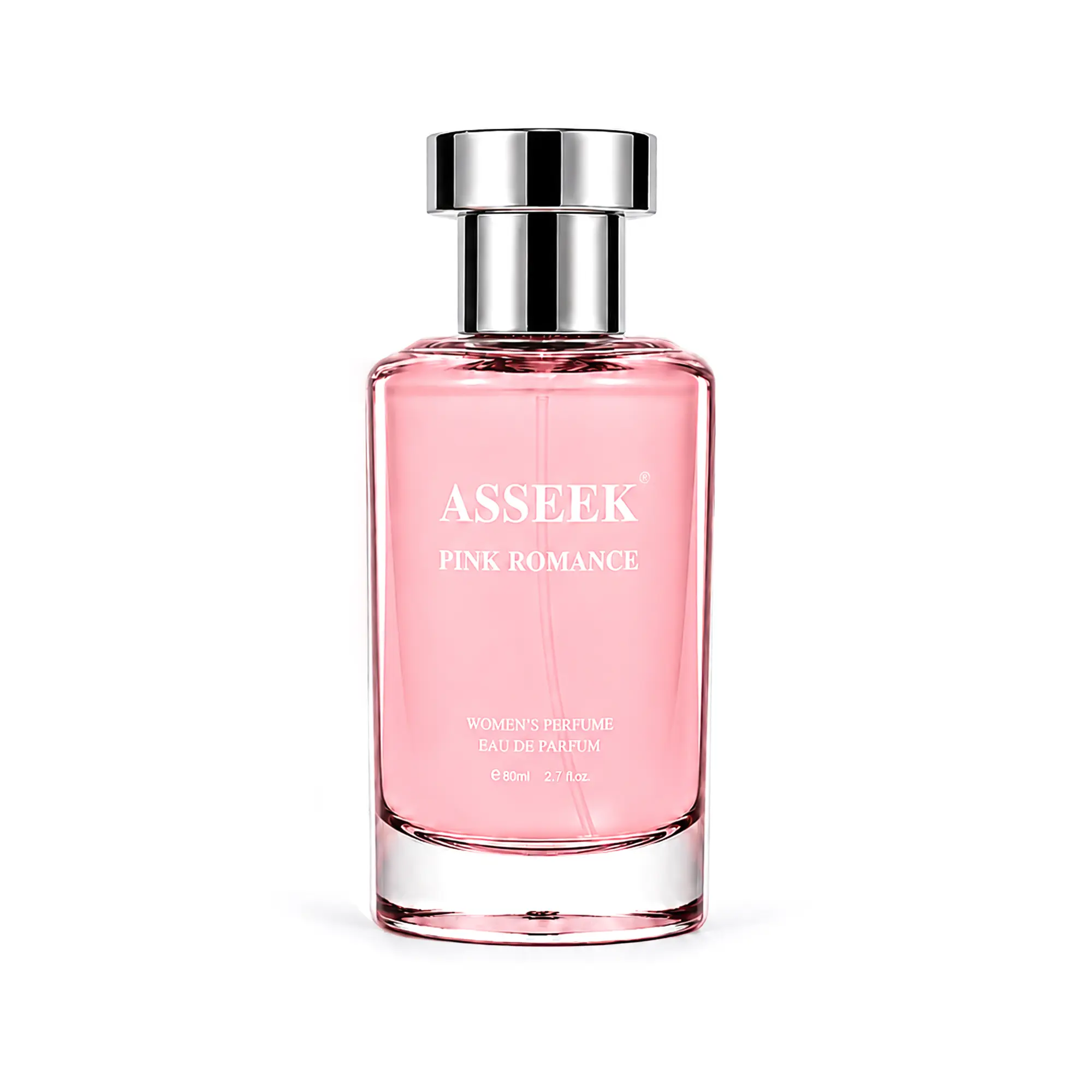 ASSEEK Pink Romance Women's Perfume | Eau de Parfum 80ml (2.7 fl oz) | Strawberry, Raspberry, Peony, Jasmine & Vanilla | Sweet Fruity Floral Fragrance | Romantic Date Night Perfume