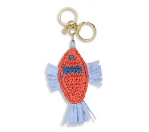 Spartina 449 Raffia Fish Bag Charm