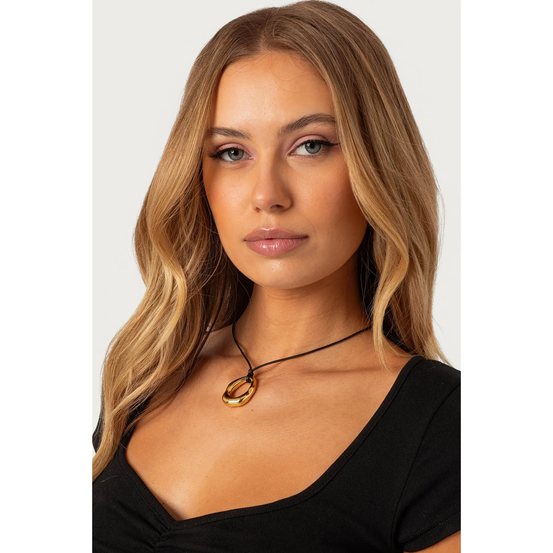 Hoop Cord Necklace