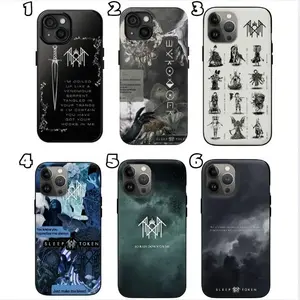 Sleep Token Aesthetic Phone Case for iPhone 17 16 15 14 13 Pro Max Plus, Gothic Metal Lyric Cover, Dark Academia Alt Grunge Accessories, Gift for Fans