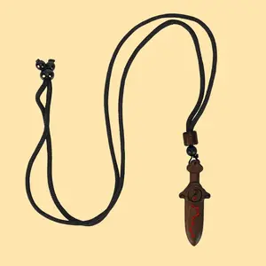 Lightning Strike Wooden Sword Pendant | Ward off evil and protect the body | Cultural heritage | Calm the mind and aid sleep | Natural power | Blessed by a Taoist priest, Natural Wood, Sword Shape summerwins,summerwins