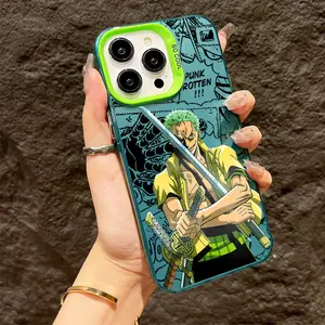 Anime One-Pieces New Zoros Cool Protective Phone Case Suitable for iPhone 17 16e 16 15 14 13 12 11 Mini Pro Max Air X XR XSMAX 8 7 Plus Anti Fall Matte Back Cover Cellphone Accessories Casing