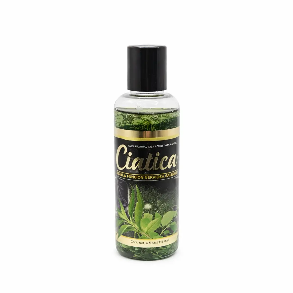 Aceite de Ciatica Sciatic Nerve Body Oil Premium Natural 30 ML. Massage Oil Masaje