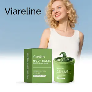 Viareline Deep Cleansing Bubble Mask Cleanser - Gently Cleanses, Controls Oil, Removes Blackheads, Hydrates Facial Skin