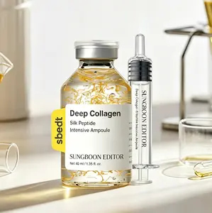 Sungboon Silk Lifting Peptide Ampoule 1.35 fl oz | Anti Wrinkle Anti Aging Care | At-Home Face Lift Serum Infused with Peptides & Deep Collagen 40ml | Plumping Smoothing Korean Skincare Boost Radiant Skin