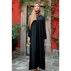 Black Sheath Abaya Maxi Dress