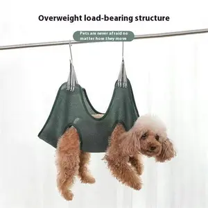 Dog Grooming Hammock Harness, Dog Sling for Grooming, Suitable for Small Pets, Pet Grooming Hammock for Nail Trimming/Clipping