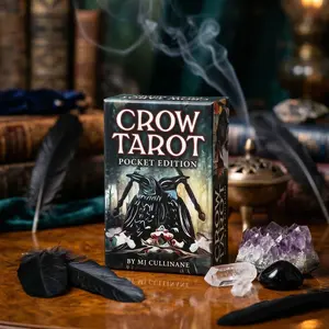 Crow Tarot Pocket Edition: Divine with the Crows, Elevate You Tarot Readings Intuition & Inner Guidance