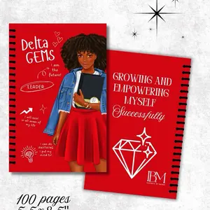 Delta GEMS Notebook - Inspired By Mona Delta Sigma Theta