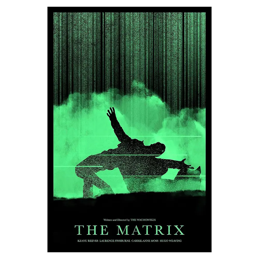 The Matrix Poster – Sci-Fi Action Movie Art Print Film Home Decor