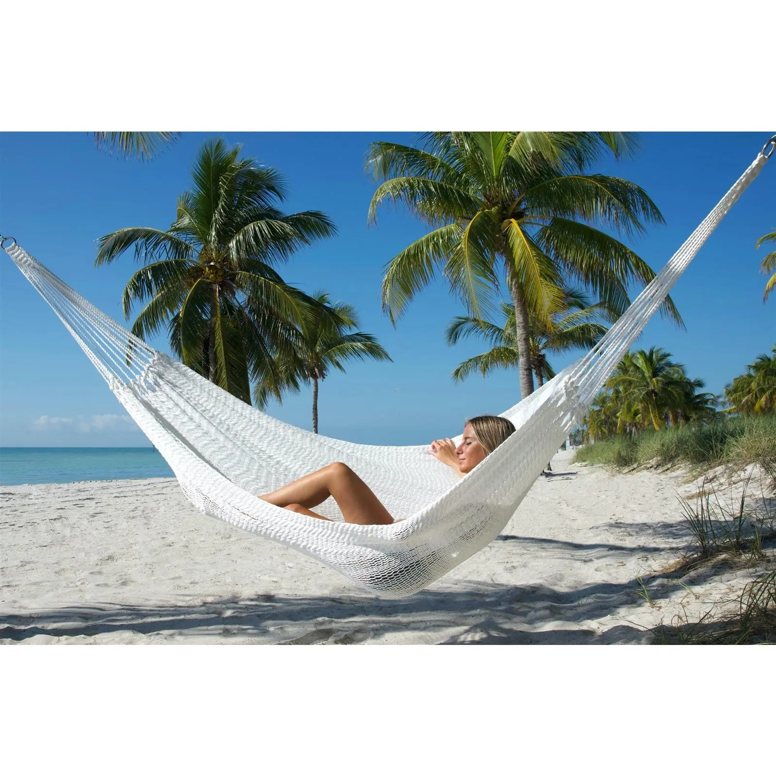 Caribbean Mayan Hammock WHITE