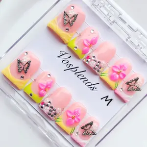 [DUCK TIP COLLECTION 3] Vosplends 10PCS Handmade y2k duckbill nails,acrylic press on nails,reusable nails,Festive creative nail art Nail Art Setblack friday deals#creative nail art