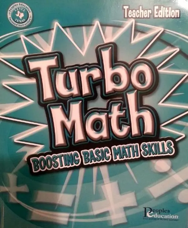Turbo Math - Teacher Edition - Level F - 6th Grade Math Books by John P. Buentello (Used Paperback)
