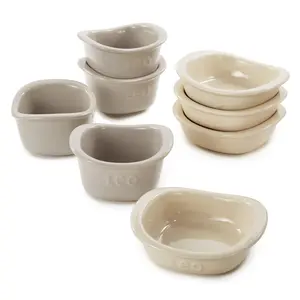 BergHOFF Balance Stone 8pc Square Ramekin Set
