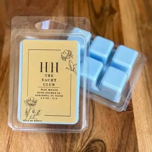 H|H The Yacht Club 2.5oz 71g Scented Wax Cubes for Home Fragrance Hand Poured in Sarasota,FL