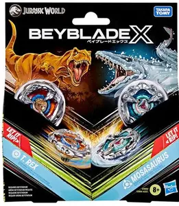 Beyblade: X: Jurassic World Top & Launcher Multipack