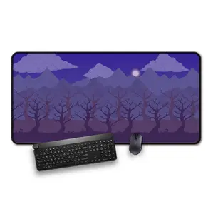 Corruption Background Gaming Mousepad - Medium, Large and Extra Large Sizes - Anti-Slip Rubber Base Nostalgic Design