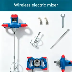 Heavy Duty Electric Mixer, High Power Industrial Stirrer, Even Blending, Comfort Handle, Cement Paint Mortar Mixing
